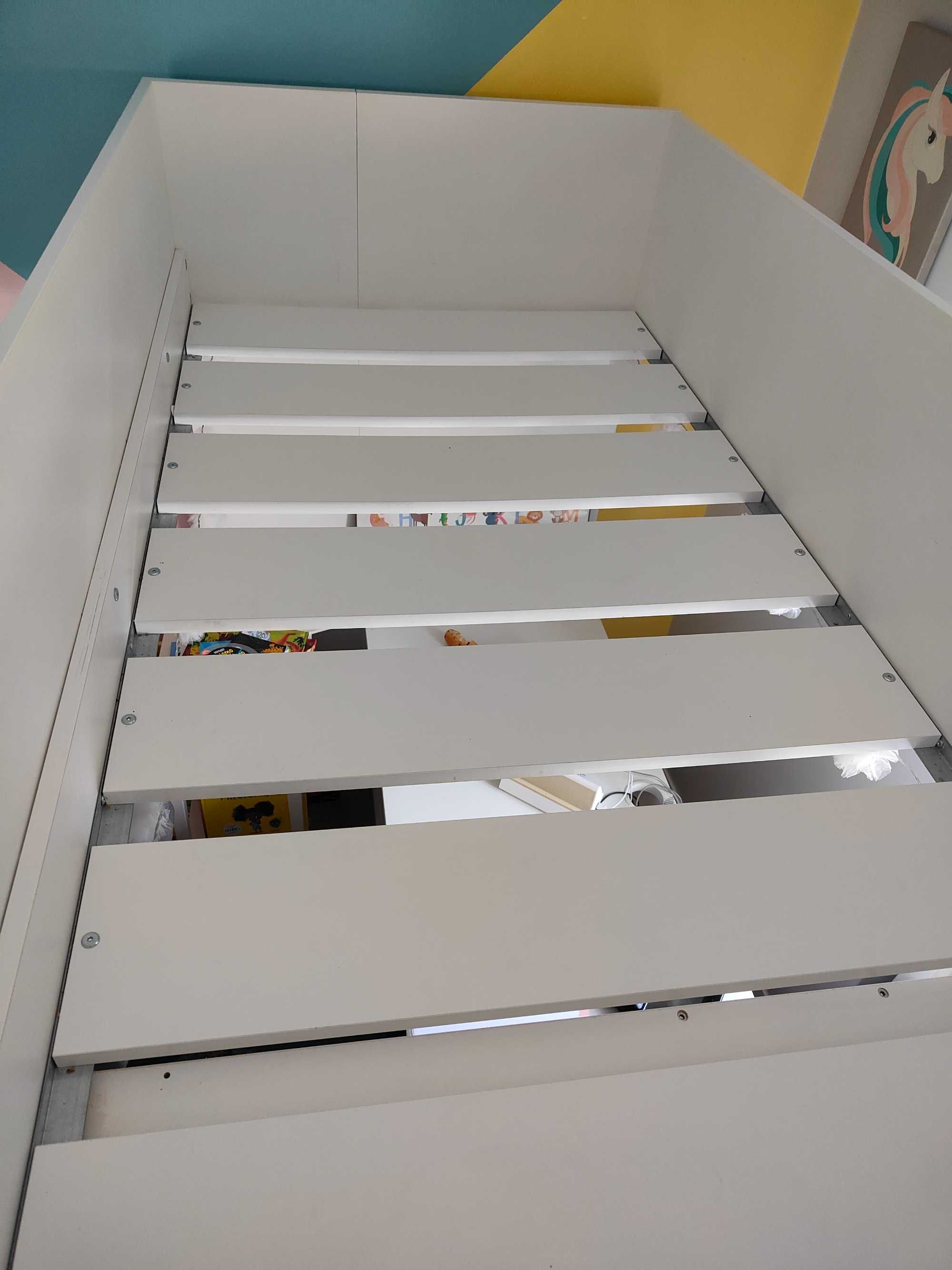 Cama com roupeiro e secretária IKEA SMÅSTAD