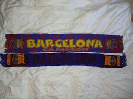 Zestaw 2x szalik FC Barcelona - szal piłkarski, kibic, Barca