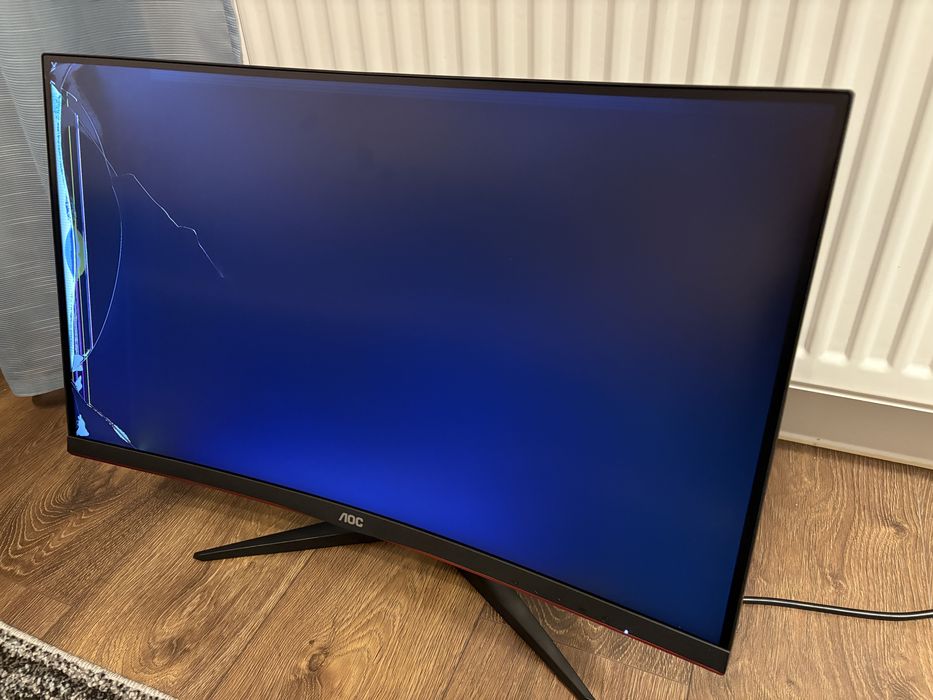 Monitor 27” AOC C27G2ZE uszkodzony