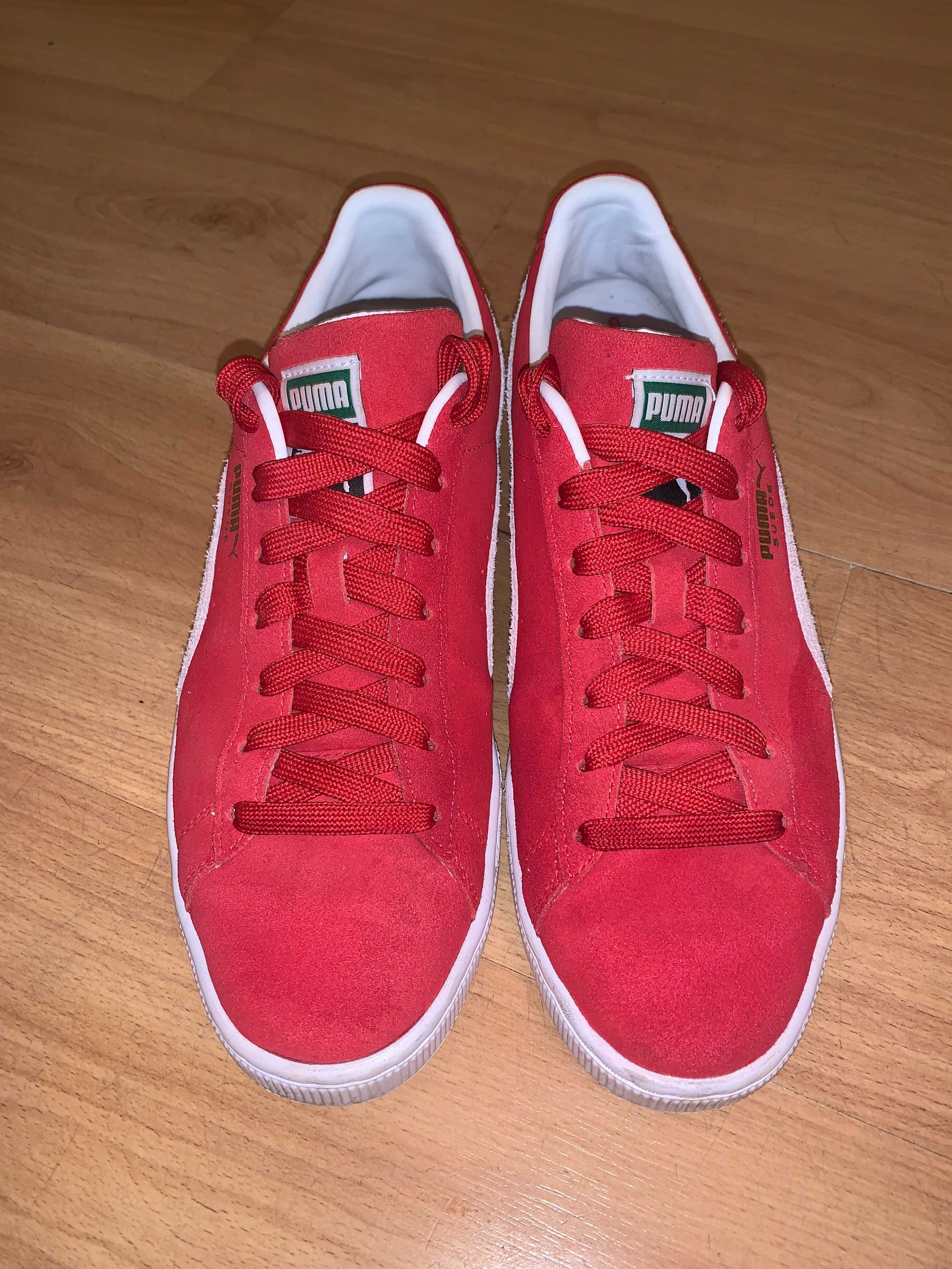 Puma Suede 43 sneakers ténis vermelho