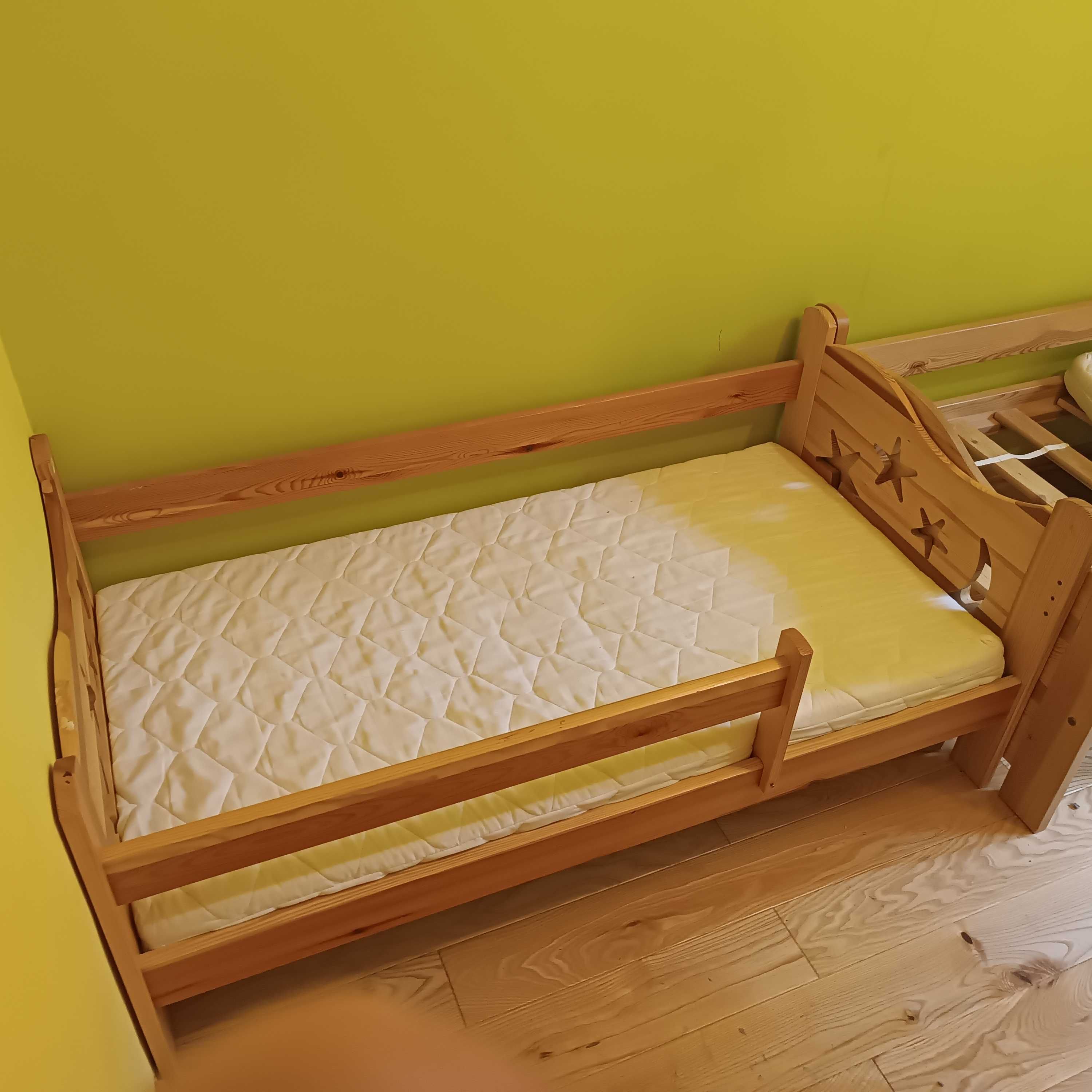 Łóżeczko Łóżko dziecięce drewniane 140x70