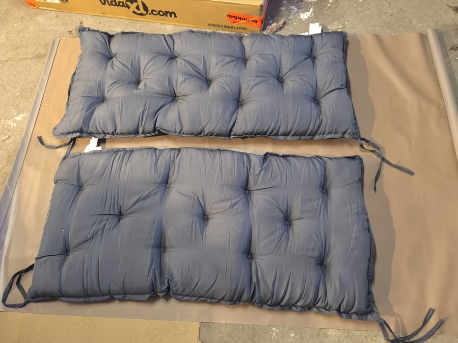 Dwie nowe poduszki na ławkę palety ogród altankę wiatę