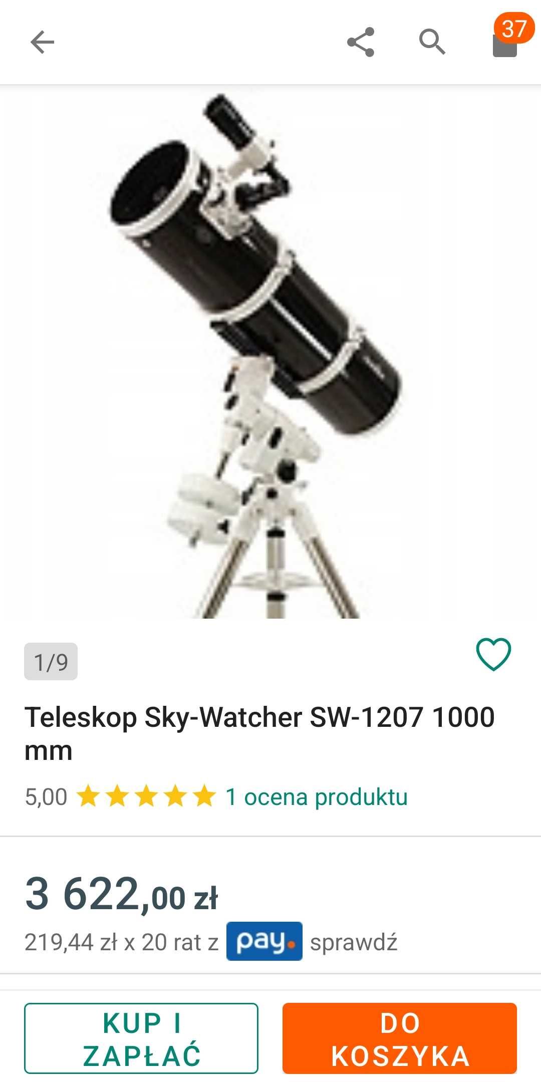 Teleskop mało uzywany!!