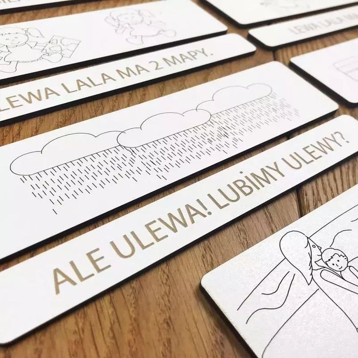 Układanka Zdania z sylam prymarnych cz.1. Colorado. Nowy Produkt