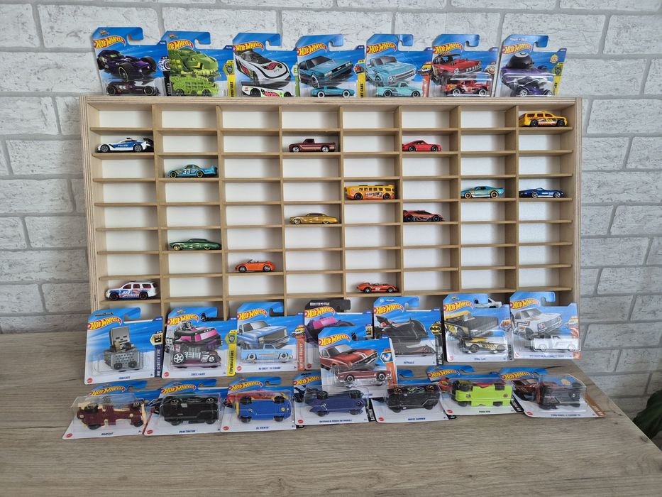 Półka pozioma na samochodziki hot wheels autko gratis