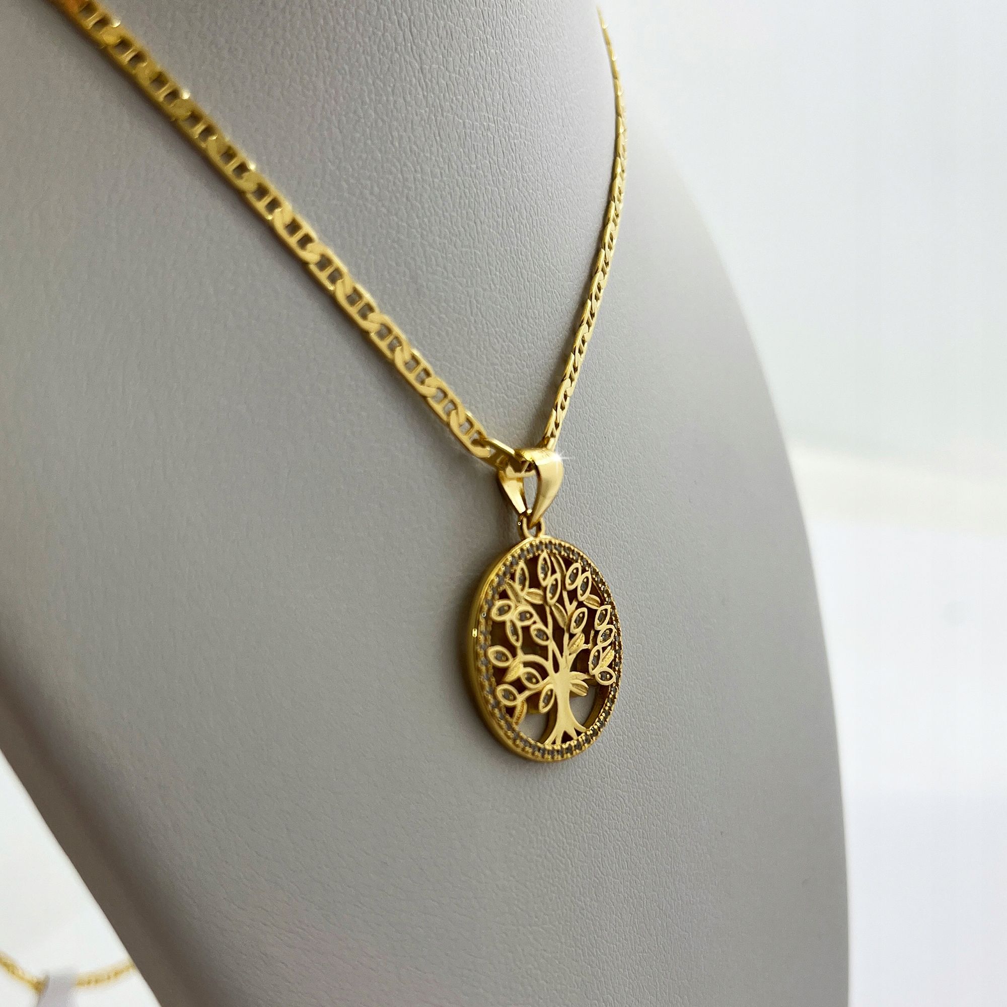 Złoty Łańcuszek Gucci + Zawieszka Celebrytka 925 Prezent Dla Kobiety,