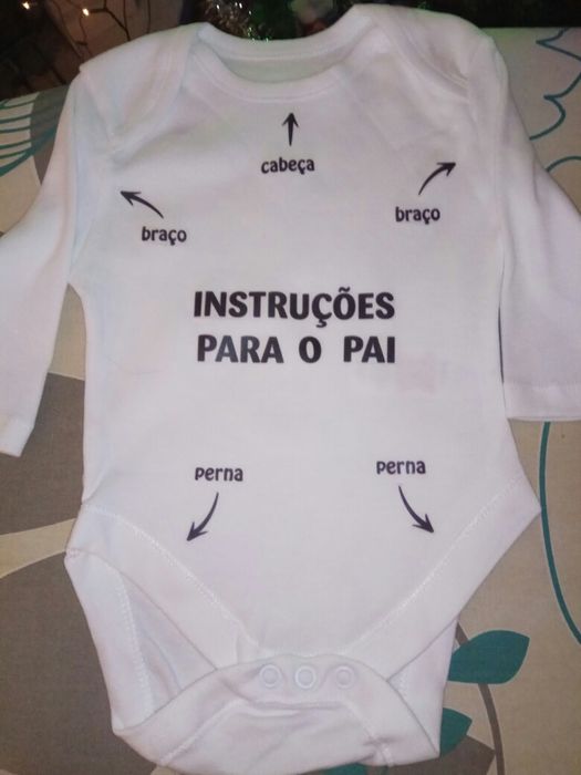 Bodies para bebés personalizados (enxoval bebe).