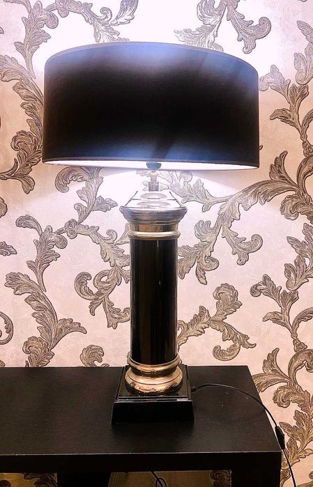 Лампа эксклюзивная чёрная. Арт-Деко (EOD Holland)