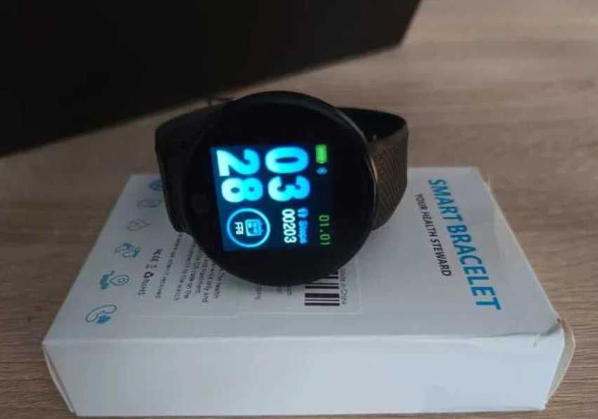 Zegarek Smartwatch Sportowy Uniseks;Kolor Czarny