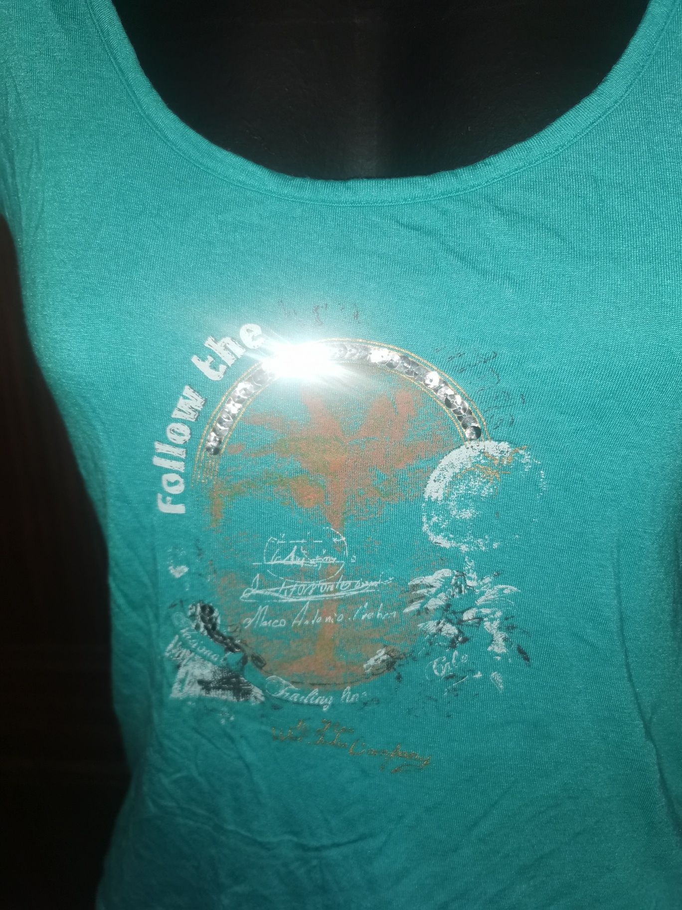 Top azul da Salsa tamanho S