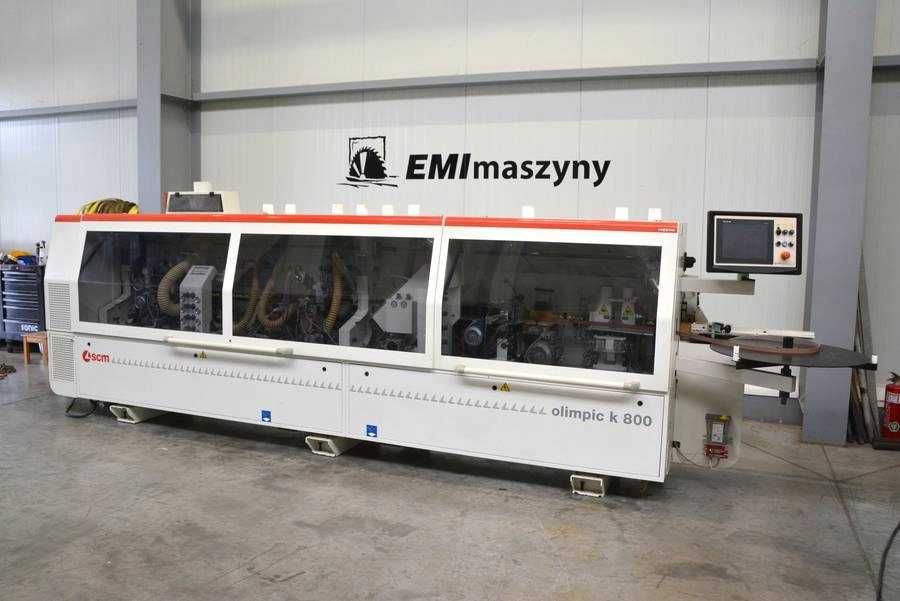 Okleiniarka SCM K800 - frezowanie wstępne