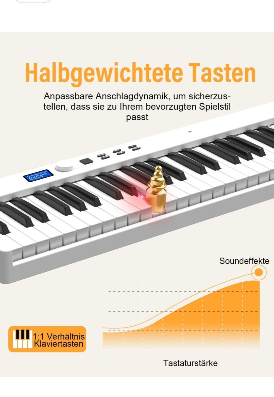 Składane pianino