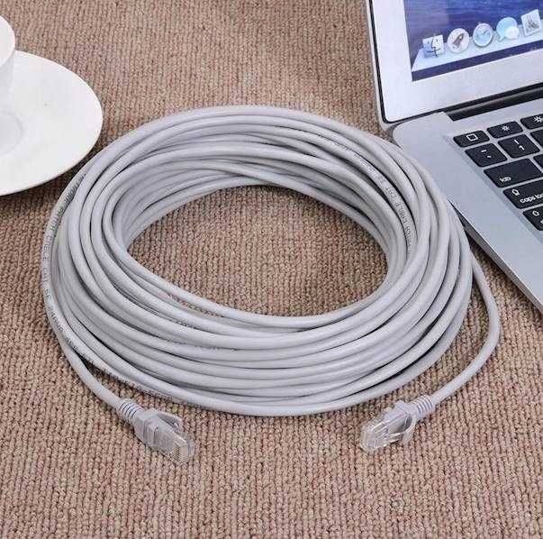 Kabel Sieciowy Lan ethernet skrętka RJ45 UTP 20m Cat5E * Wejherowo