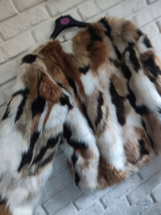 Piękna kolorowe futerko roz xxl