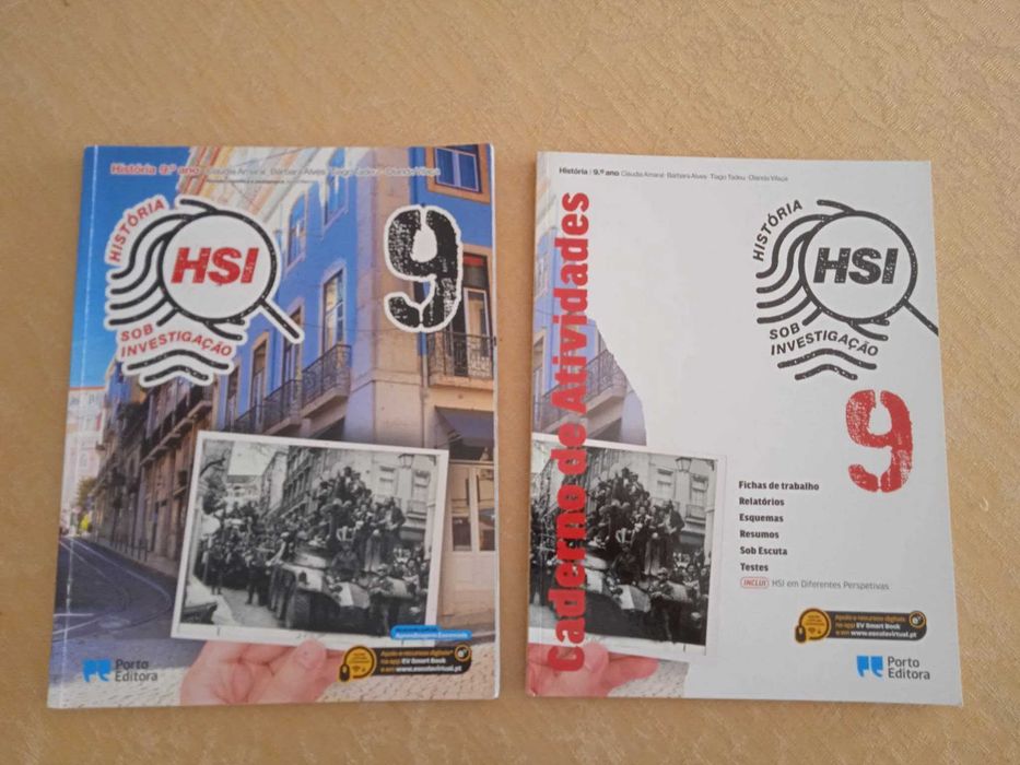 HSI: História Sob Investigação - 9.º Ano (COMO NOVO)