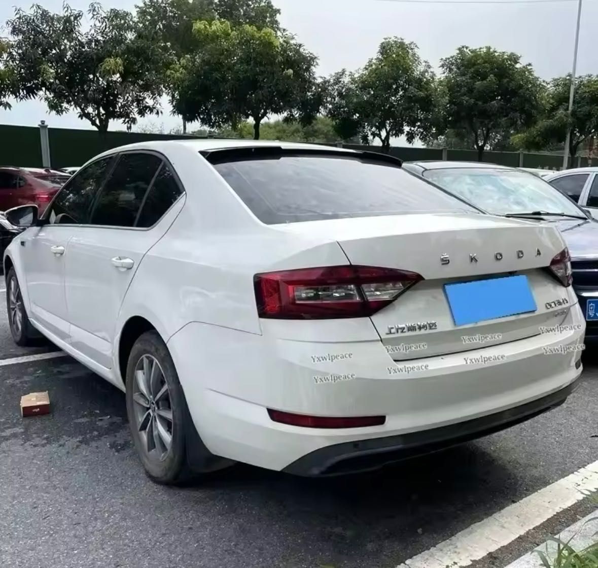 Спойлер Skoda Octavia Козырек на стекло бленда накладка на багажник