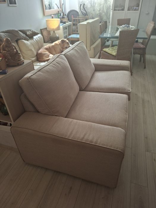 Sofá IKEA 2 Lugares - Gunnared Bege