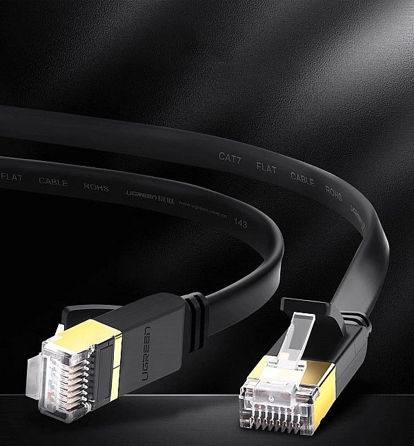 Ugreen płaski kabel przewód internetowy sieciowy Ethernet patchcord RJ