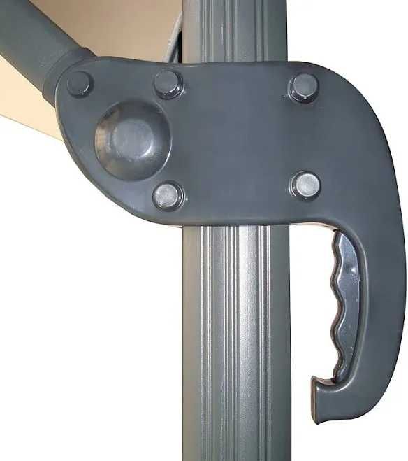 Guarda sol 3x4 cinzento