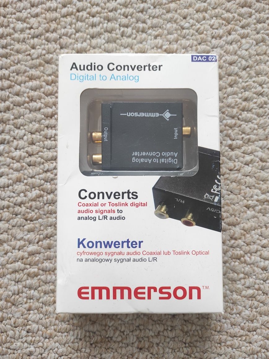 Konwerter audio cyfrowo-analogowy EMMERSON DAC-02