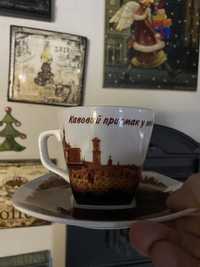 Чашка кофейная сувенир декор подарок Львов