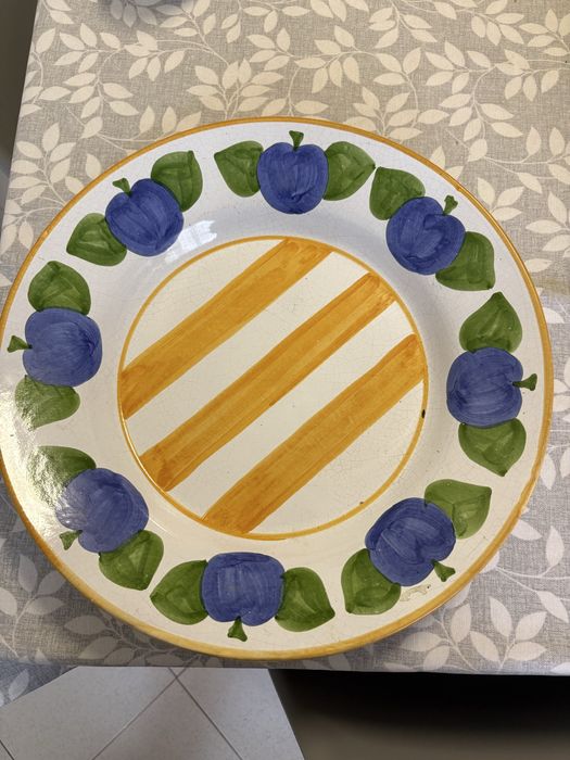 Prato/fruteita alentejano pintado à mao