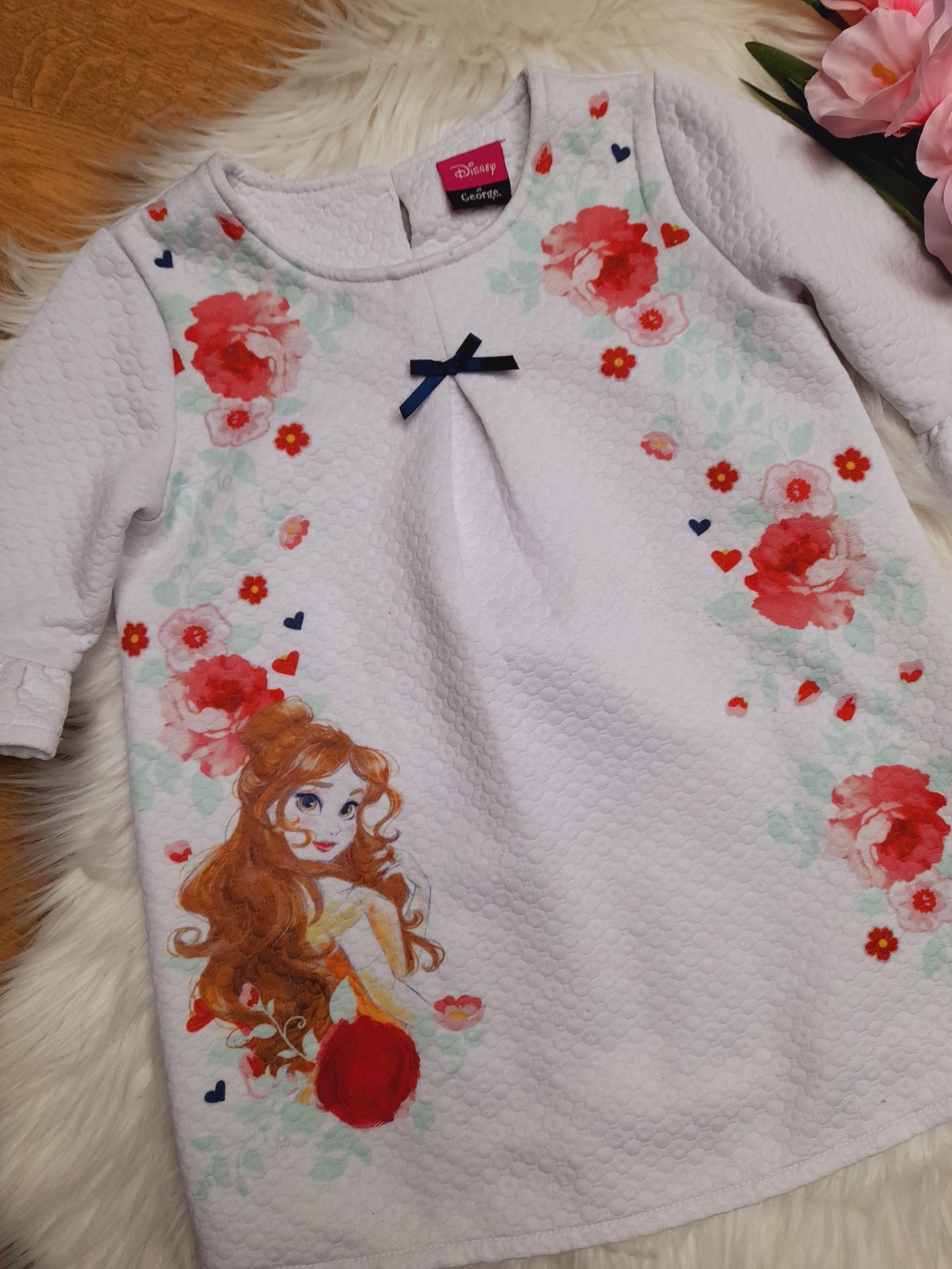 98/104 Disney sukienka tunika Księżniczka Bella