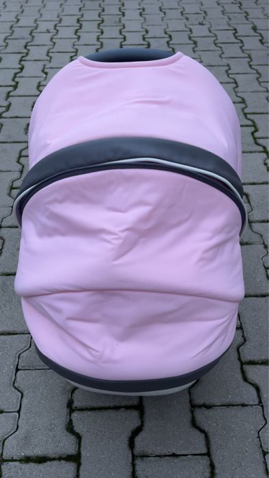 Wózek dziecięcy Anex Sport z gondolą - jasnoróżowy