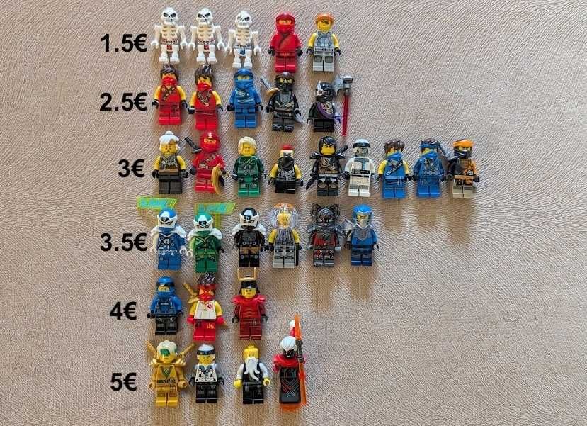 32 Minifiguras Lego Ninjago originais