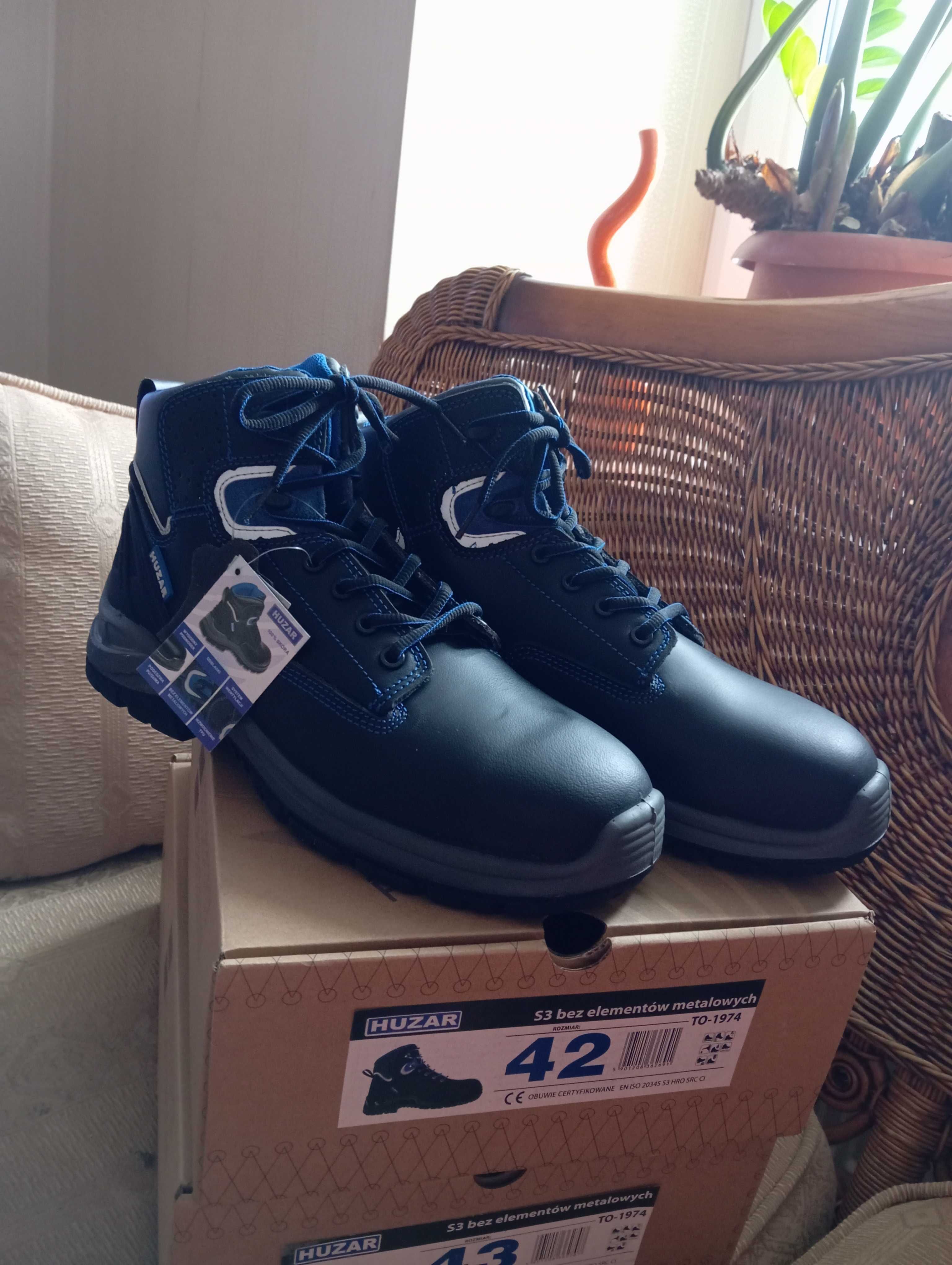 Profesjonalne buty ochronne S3 Huzar Non Metalic