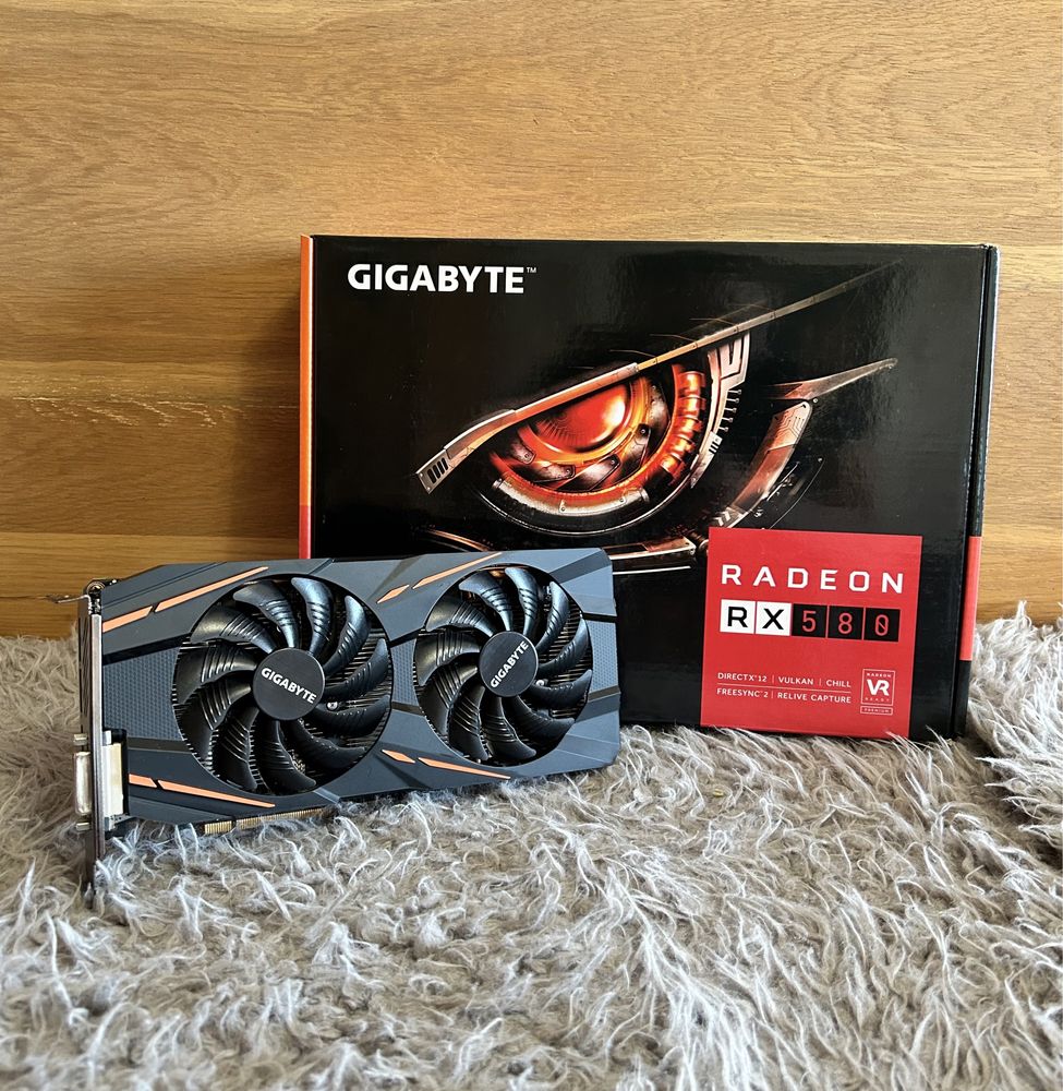 Видеокарта RX 580 4GB Gigabyte