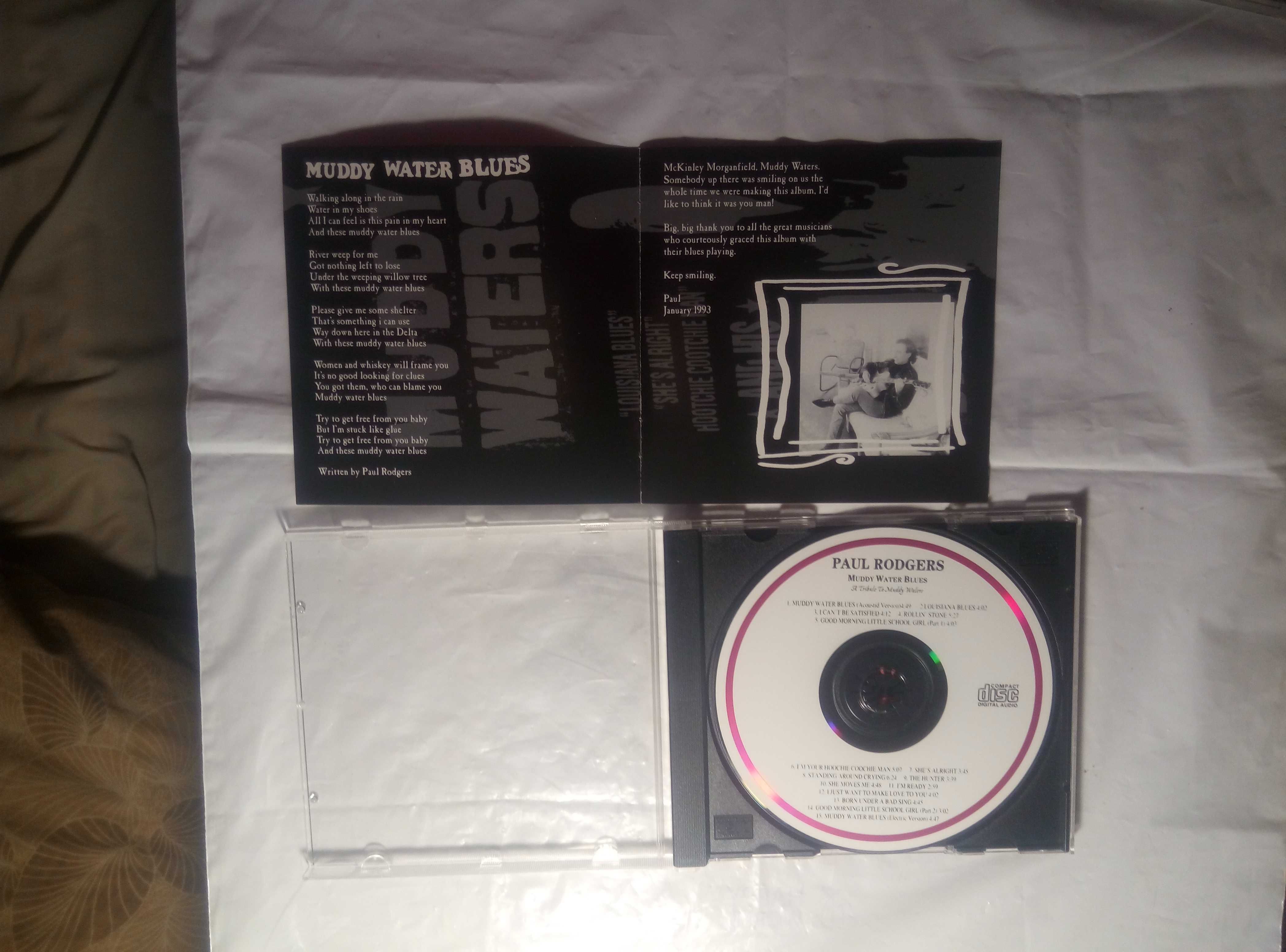 Paul Rodgers Muddy Water Blues CD диск как новый