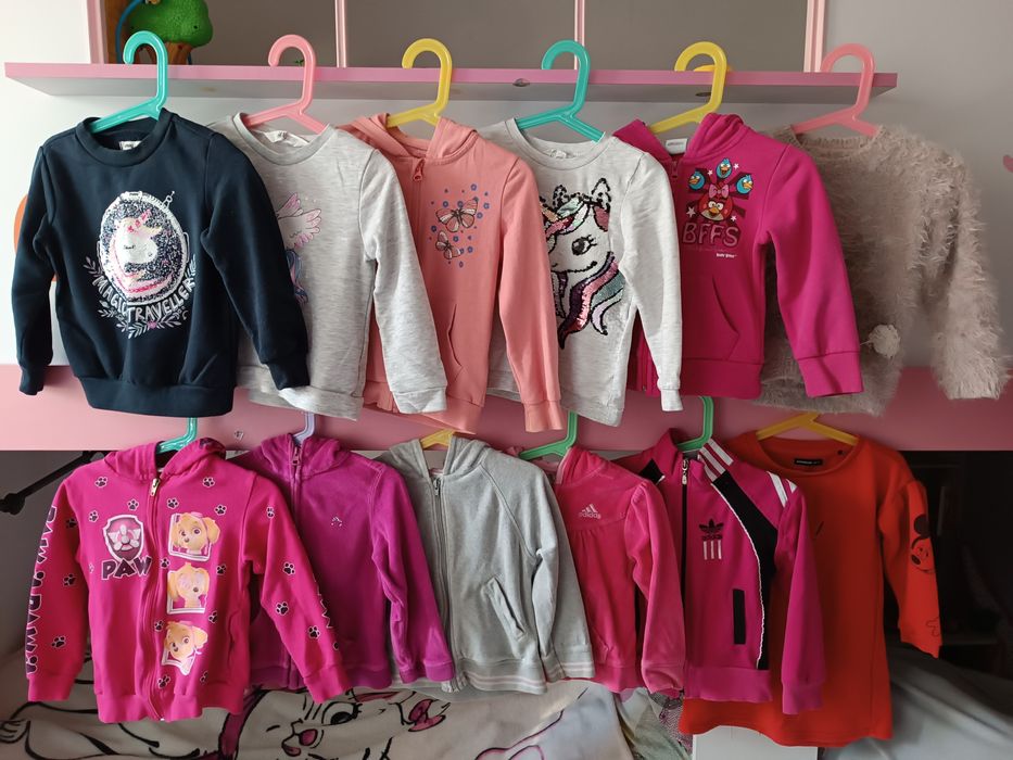 Mega paka ubrań zimowych dla dziewczynki rozmiar 98-104