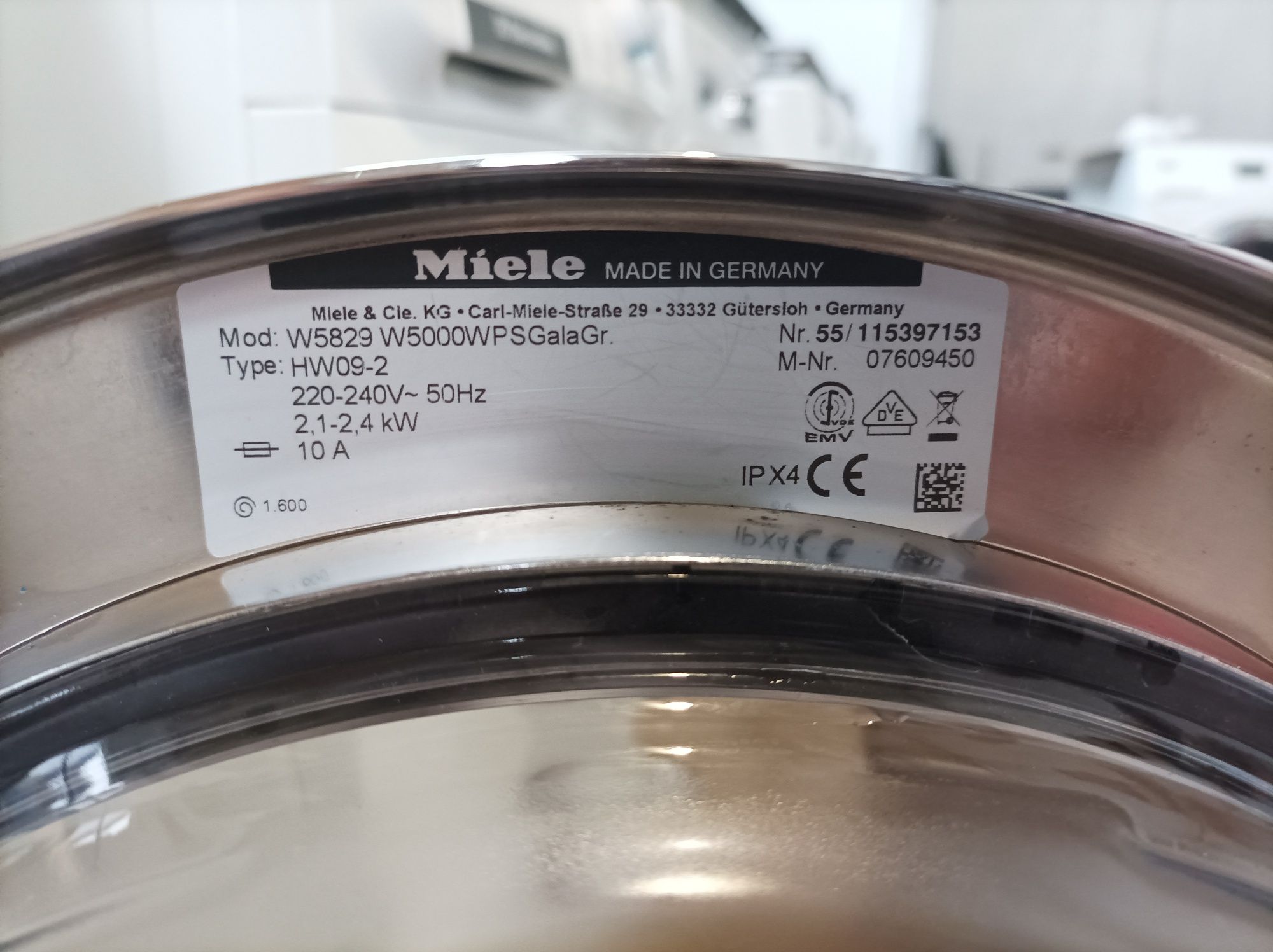 Пральна машина Miele W5829WPS Gala Gr