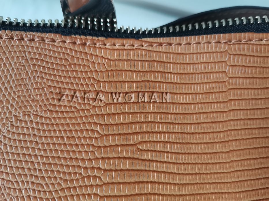 Elegancka karmelowa torebka Zary na A4