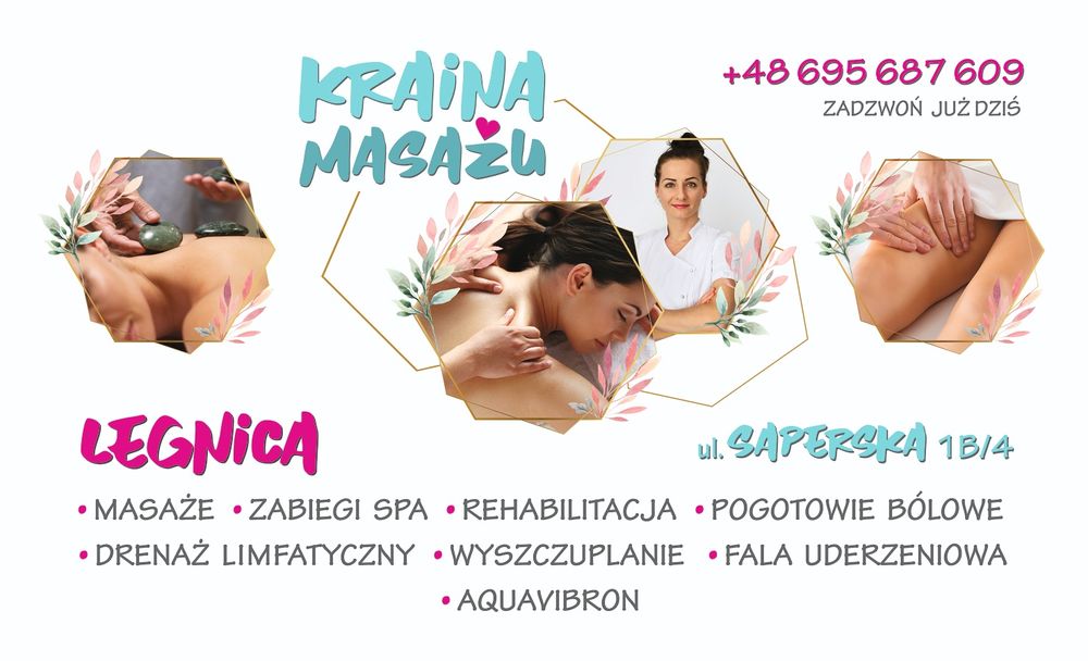 Masaż do wyboru: leczniczy, relaksacyjny