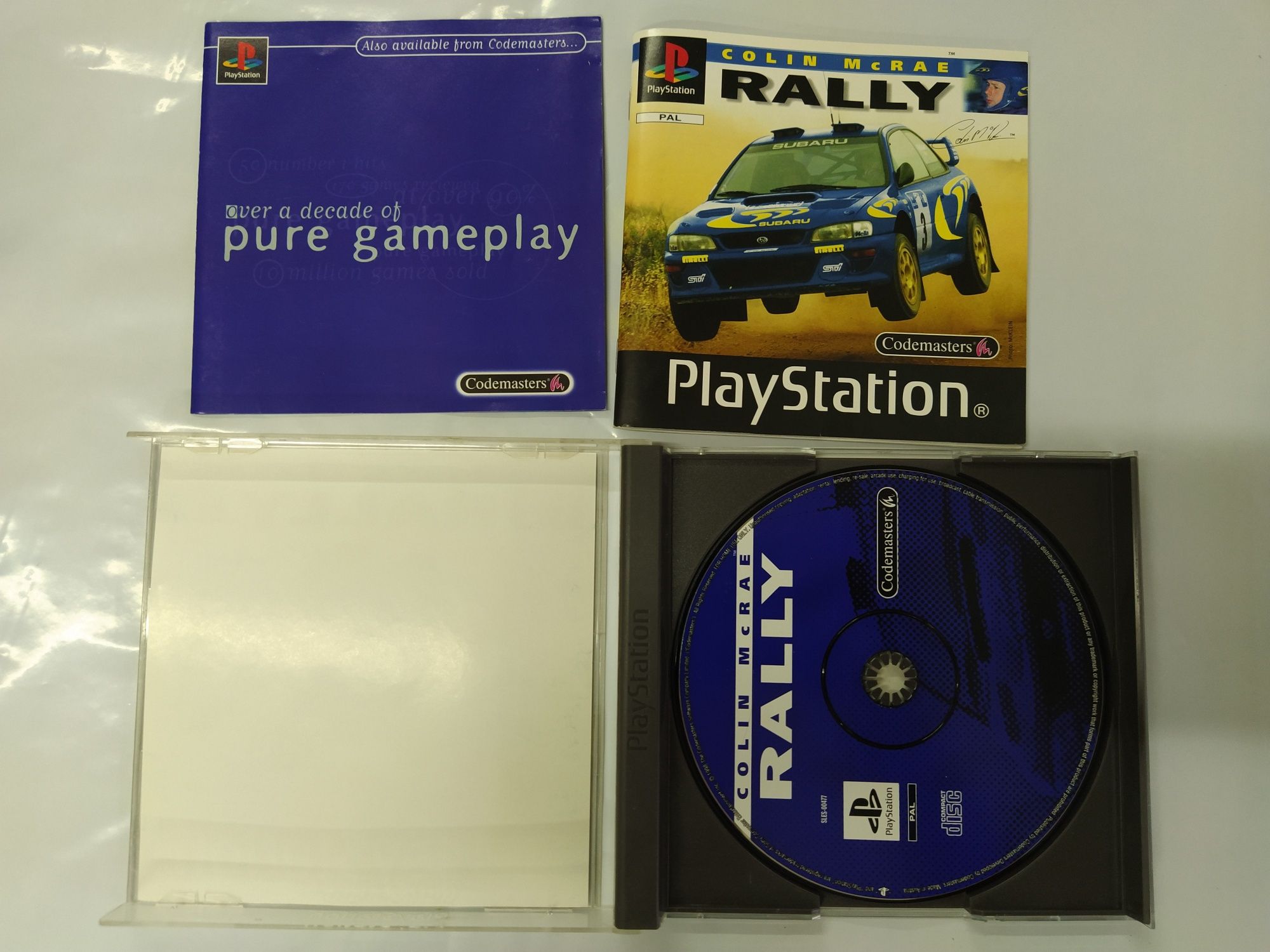 Ps1 psx PlayStation Colin McRae Rally 3xA