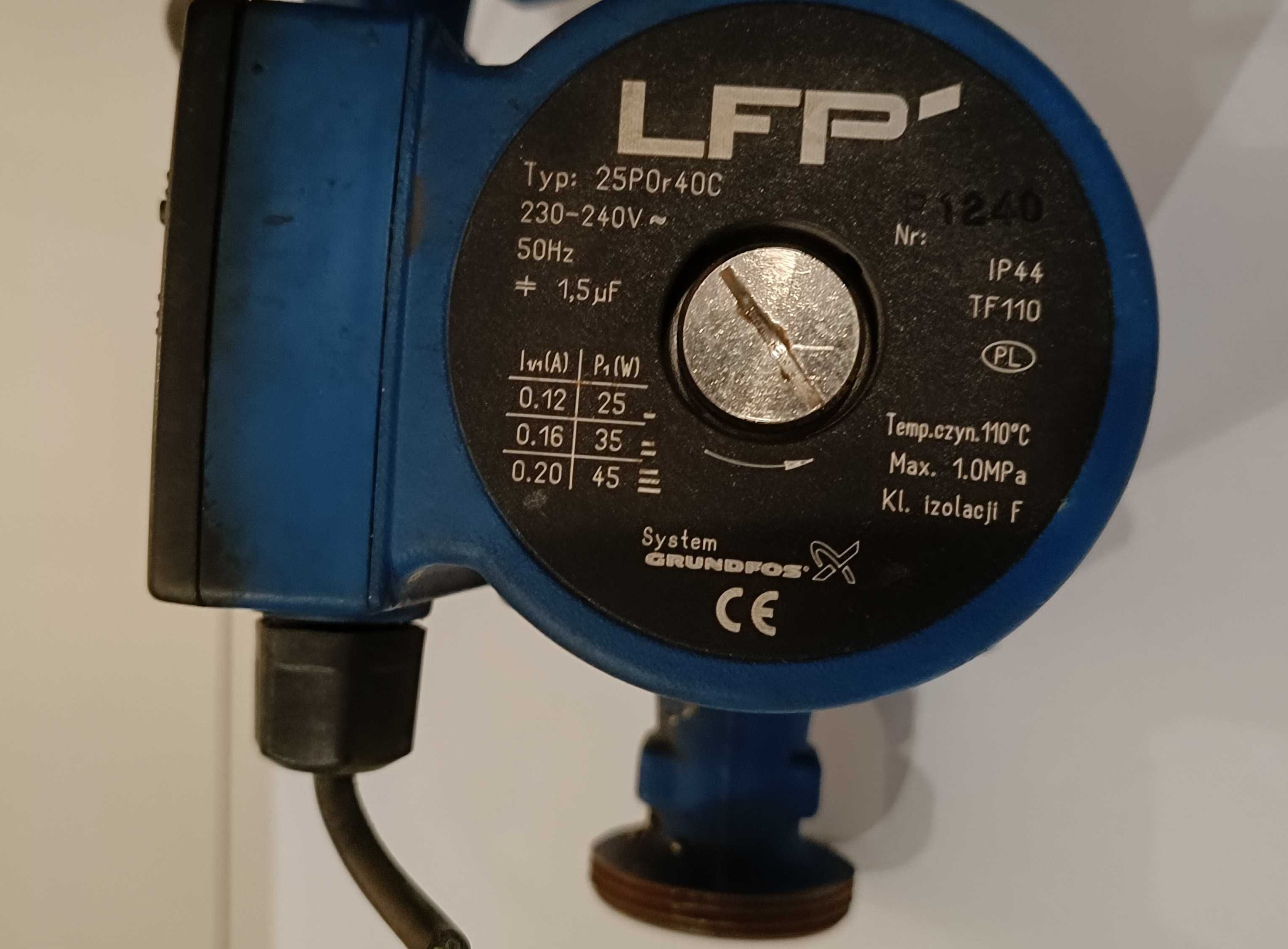 Pompa C.O. Grundfos LFP 25POr40C - 2 sztuki, sprawne