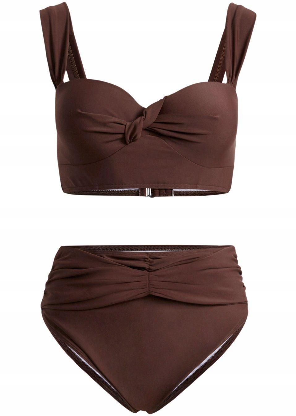 B.P.C Bikini balkonetka brązowe usztywaniane ^44(85B)