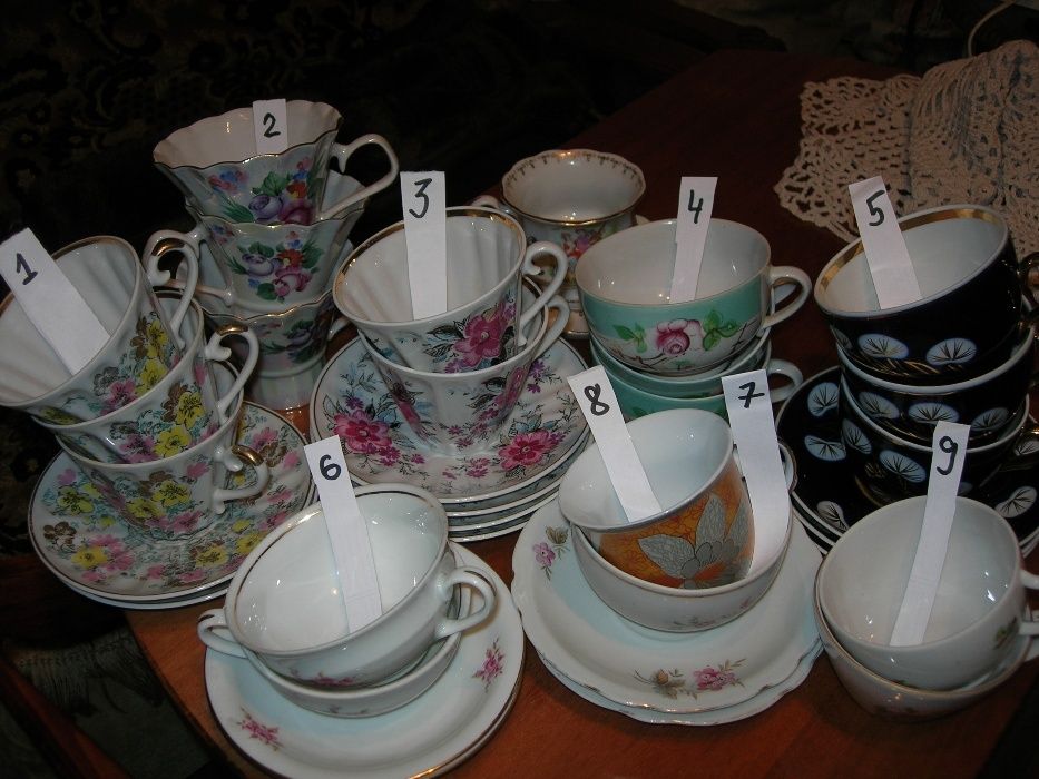 Набор чашек,ЛФЗ и другие