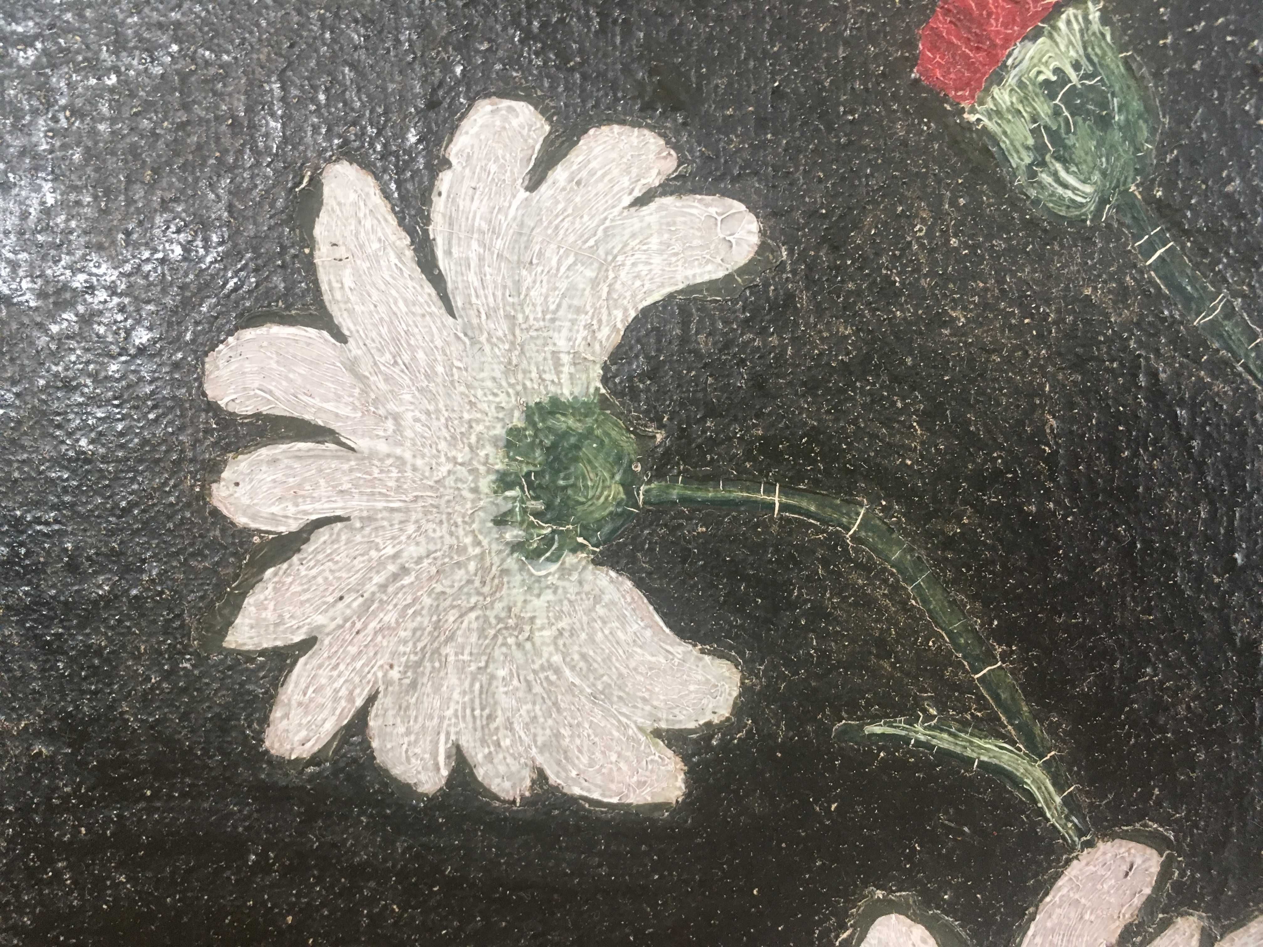 Obraz kolekcjonerski na płótnie: kwiaty w wazonie