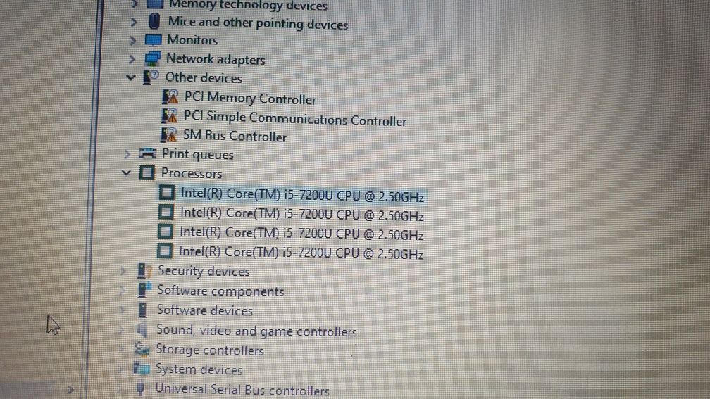 Acer Aspire A315 20GB RAM 256SSD I5-7200U