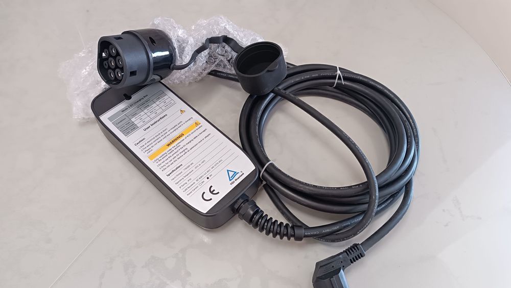 Портативна зарядка для електромобіля | EV Charger Type 2 | 16A/10A