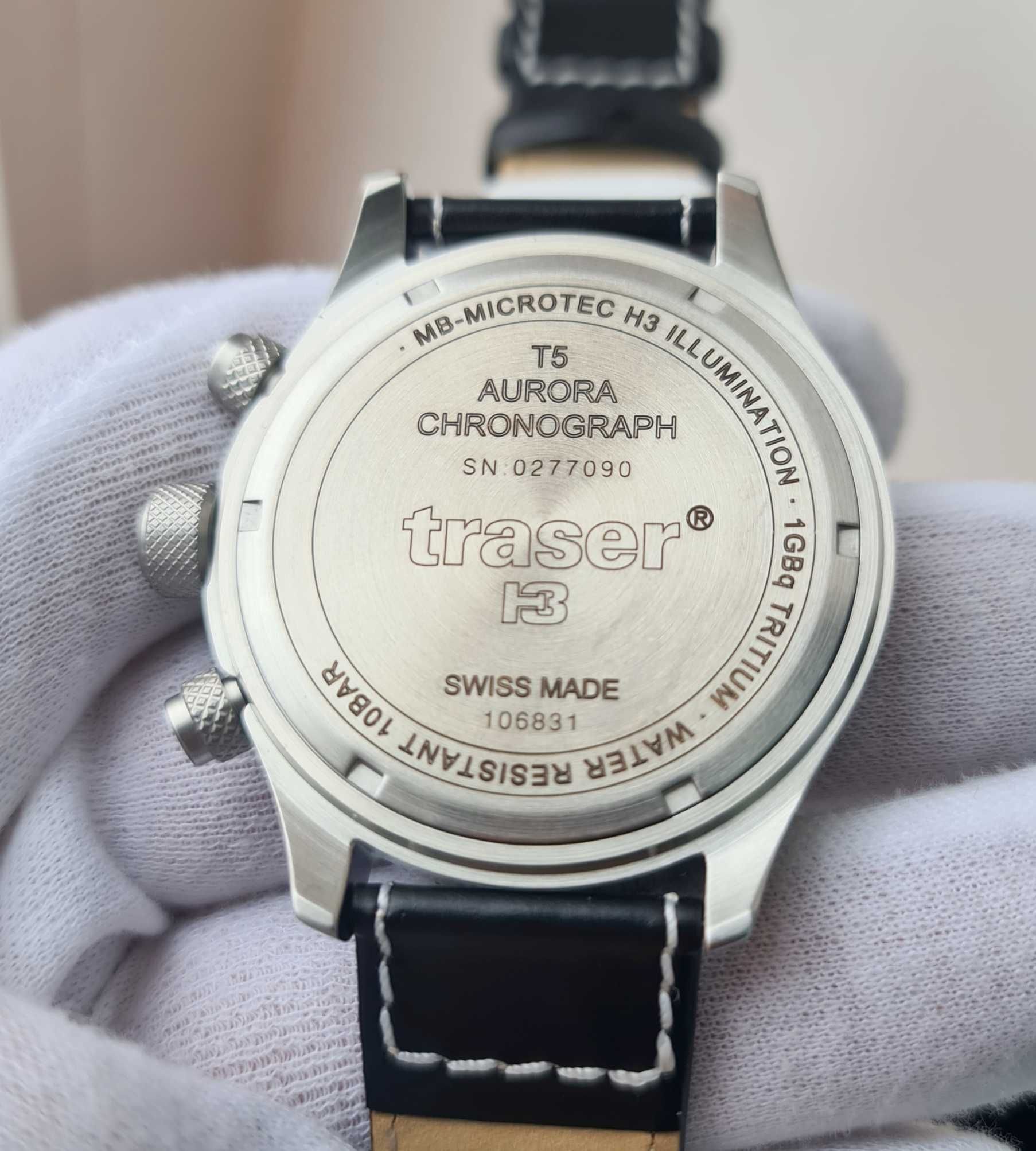 Чоловічий годинник Traser H3 T5 Aurora Tritium Swiss Sapphire новий