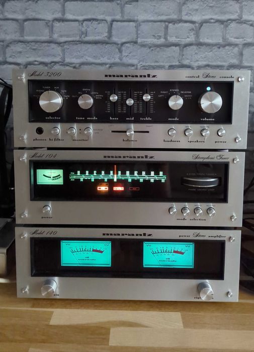Vintage Audio Zestaw Dzielony Stereo Marantz z lat70' Po Serwisie Film