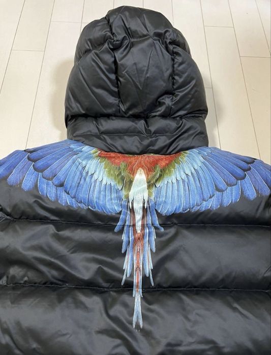Пуховик marcelo burlon