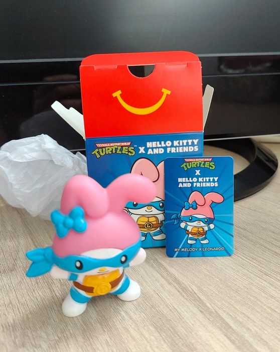 Figura My Melody x Leonardo | TMNT x Hello Kitty&Friends | McDonald's