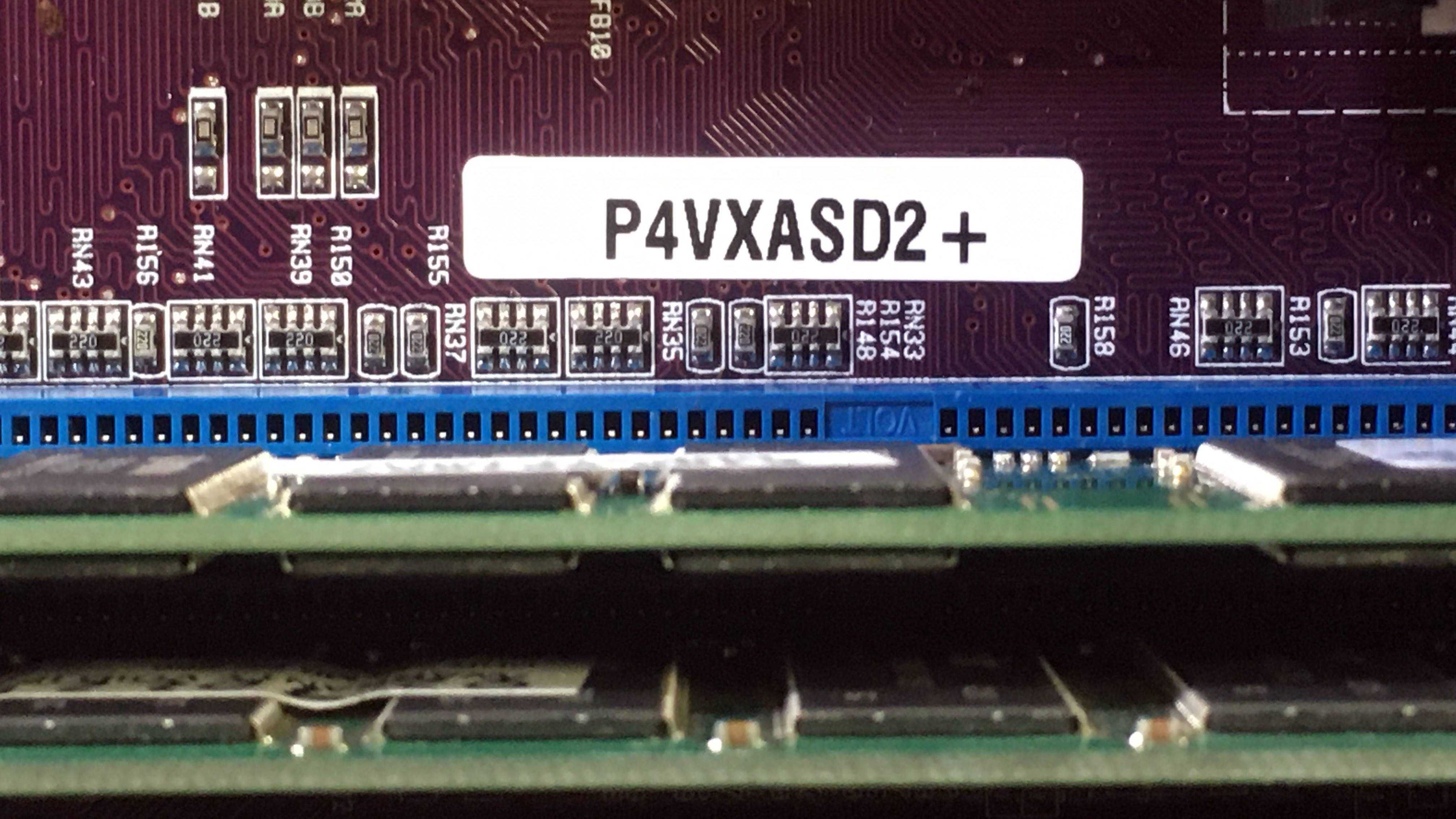 Motherboard ECS P4VXASD2+ (skt478 - P4 - SDR/DDR), Celeron 2.5Ghz