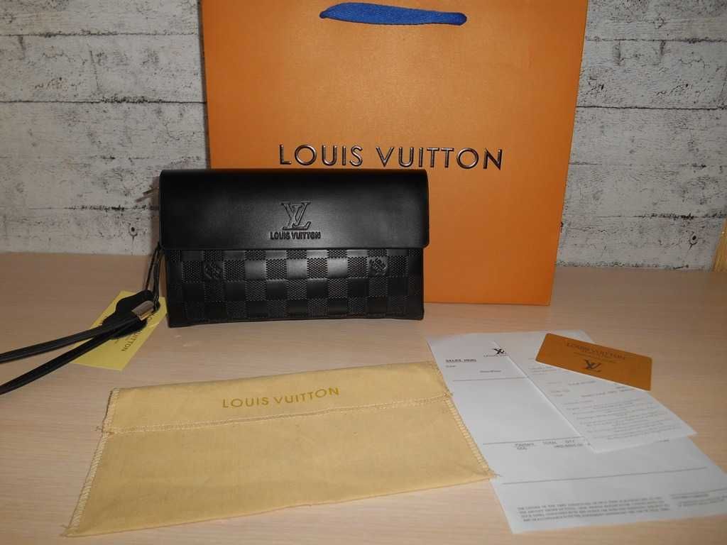 MĘSKI DUŻY Organizer Saszetka Torebka Louis Vuitton, skóra 9042