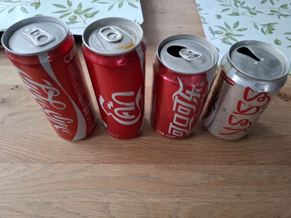 Puszki coca cola kolekcjonerskie